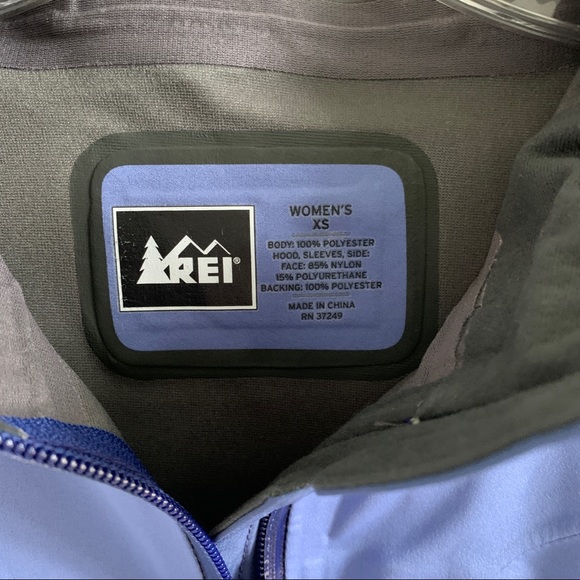 REI e1 Elements Rain Jacket Size XS - Picture 8 of 8